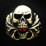 Hell Fire Skull Ring