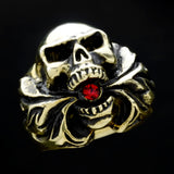 Hell Fire Skull Ring