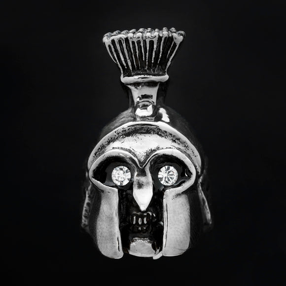 Spartan Leonidas Skull Ring