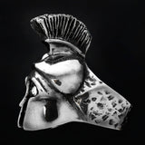 Spartan Leonidas Skull Ring