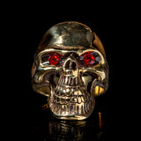 Grinning Classic Skull Ring - Ring - Big Joes Biker Rings