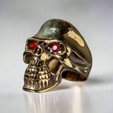 Grinning Classic Skull Ring - Ring - Big Joes Biker Rings