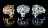 Tiger Ring with Marquise Eyes