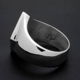 13 Bad Luck Diamond Face Ring