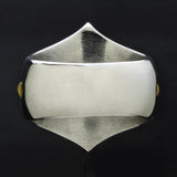 1%er Diamond Face Bi Metallic Ring