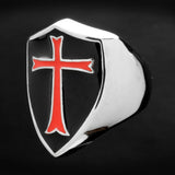 Crusader Cross Knights Templar Ring (R&B)