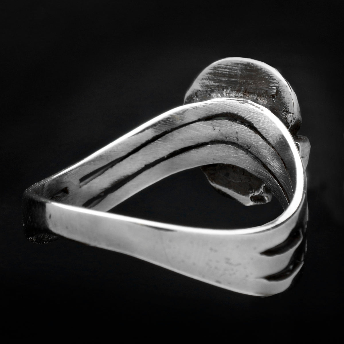 Death Head 3 Band Skull Ring – Big Joes Biker Rings