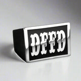 DFFD (Big Top Font)  4-Letter Ring