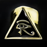 Egyptian Eye of Horus Ring (Triangle Shank)