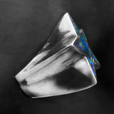 Enamel Pentagram Ring
