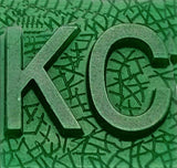 Helios Font - H to L Two Letter Bronze Rings