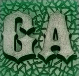 Various Ironrider Font - Two Letter Bronze Rings