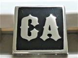 Various Ironrider Font - Two Letter Bronze Rings
