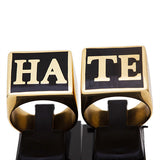 HATE Ring Set