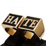 HATE Ring Set