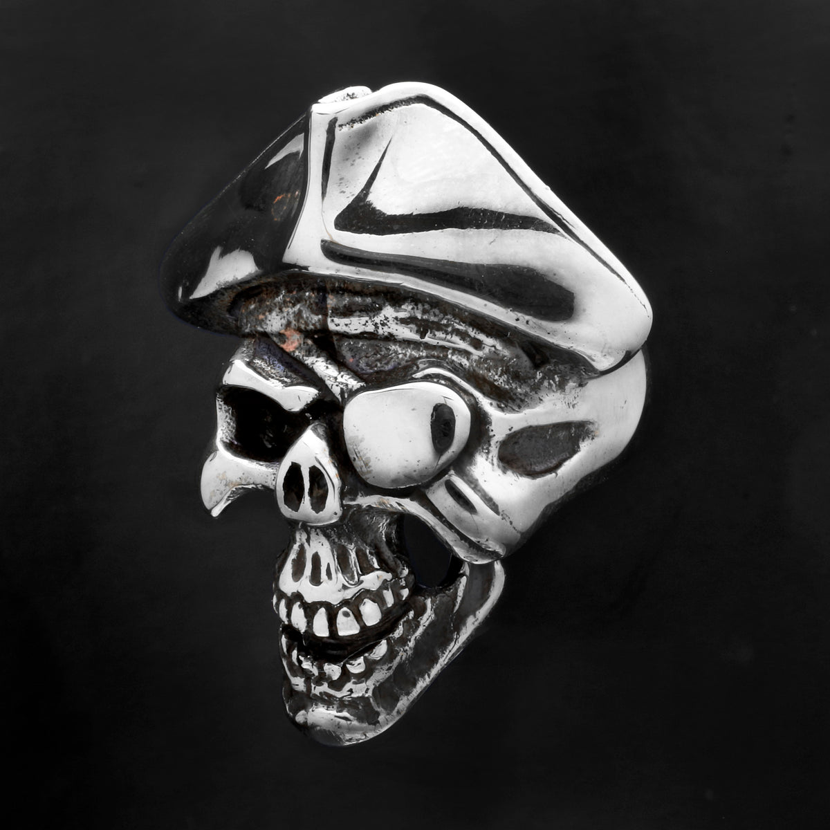 Pirate Skull Ring – Big Joes Biker Rings
