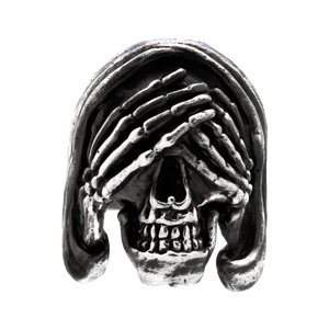 See No Evil Skull Ring