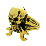 Skull and Wrenches Ring