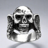 Winged Skull Ring