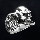 Winged Skull Ring