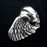 Winged Skull Ring