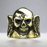 Winged Skull Ring