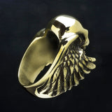 Winged Skull Ring