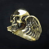 Winged Skull Ring