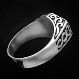 Triple Moon Pentagram Ring
