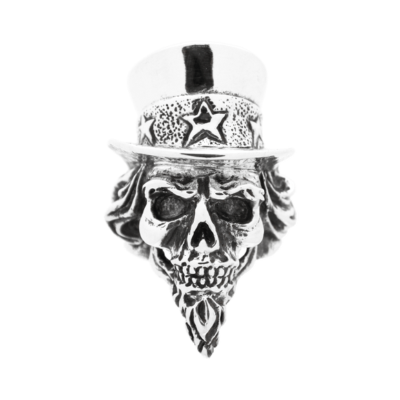 Uncle Sam Skull Ring