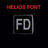 Helios Font - D to G Two Letter Silver Rings - Ring - Big Joes Biker Rings