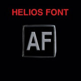 Helios Font - A to C Two Letter Silver Rings - Ring - Big Joes Biker Rings
