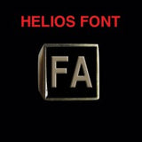 Helios Font - D to G Two Letter Bronze Rings - Ring - Big Joes Biker Rings