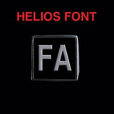 Helios Font - D to G Two Letter Silver Rings - Ring - Big Joes Biker Rings