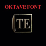 Oktave Font - R to Z Two Letter Bronze Rings - Ring - Big Joes Biker Rings