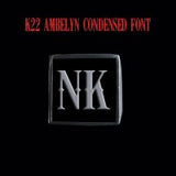 K22 Ambelyn Font - M to Q Two Letter Silver Rings - Ring - Big Joes Biker Rings