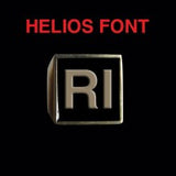 Helios Font - R to Z Two Letter Bronze Rings - Ring - Big Joes Biker Rings