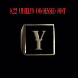 Square K22 Ambelyn Font 1-Letter Bronze Rings - Ring - Big Joes Biker Rings