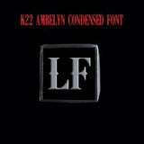 K22 Ambelyn Font - H to L Two Letter Silver Rings - Ring - Big Joes Biker Rings