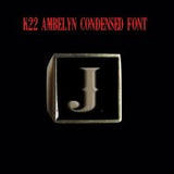 Square K22 Ambelyn Font 1-Letter Bronze Rings - Ring - Big Joes Biker Rings
