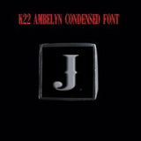 Square K22 Ambelyn Font 1-Letter Stainless Steel Rings - Ring - Big Joes Biker Rings