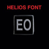 Helios Font - D to G Two Letter Silver Rings - Ring - Big Joes Biker Rings