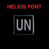 Helios Font - R to Z Two Letter Steel Rings - Ring - Big Joes Biker Rings