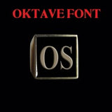 Oktave Font - M to Q Two Letter Bronze Rings - Ring - Big Joes Biker Rings