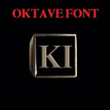 Oktave Font - H to L Two Letter Bronze Rings - Ring - Big Joes Biker Rings