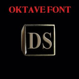 Oktave Font - D to G Two Letter Bronze Rings - Ring - Big Joes Biker Rings