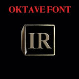 Oktave Font - H to L Two Letter Bronze Rings - Ring - Big Joes Biker Rings