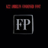K22 Ambelyn Font - D to G Two Letter Silver Rings - Ring - Big Joes Biker Rings