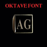 Oktave Font - A to C Two Letter Bronze Rings - Ring - Big Joes Biker Rings