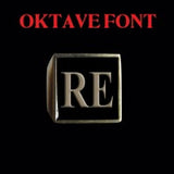 Oktave Font - R to Z Two Letter Bronze Rings - Ring - Big Joes Biker Rings